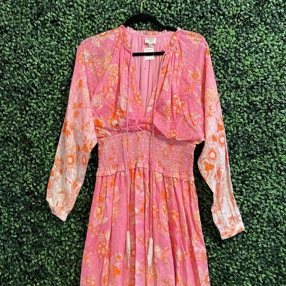 NWT Hemant and Nandita Ruffled Maxi Dress - Picture 4 of 14